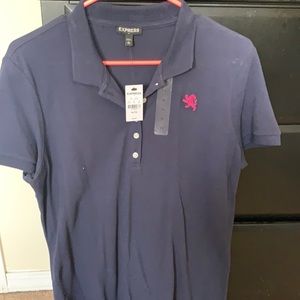 NWT navy blue polo